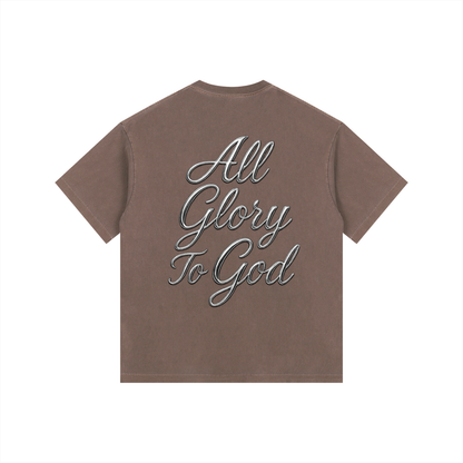 Vintage Washed Oversized Cotton T-Shirt